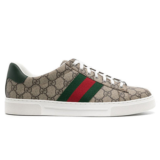 Men¡¯s Gucci Ace GG Supreme Canvas Sneakers
