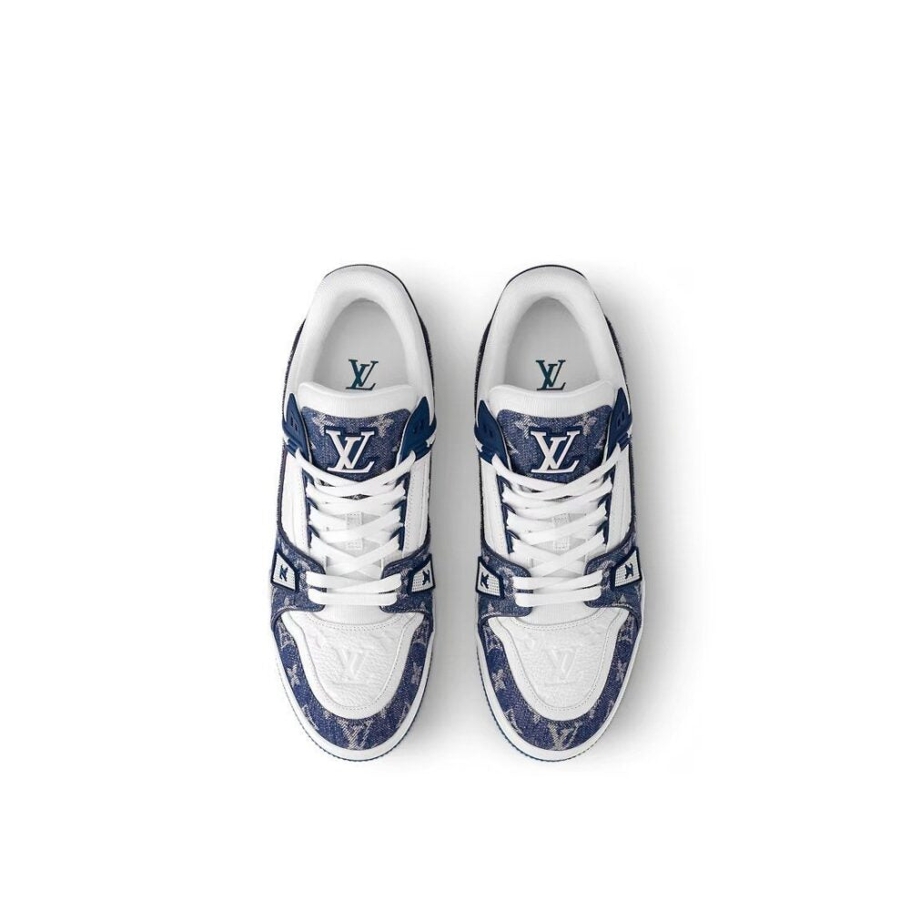 Louis Vuitton LV Trainer Sneaker ¡®Denim Monogram Blue¡¯